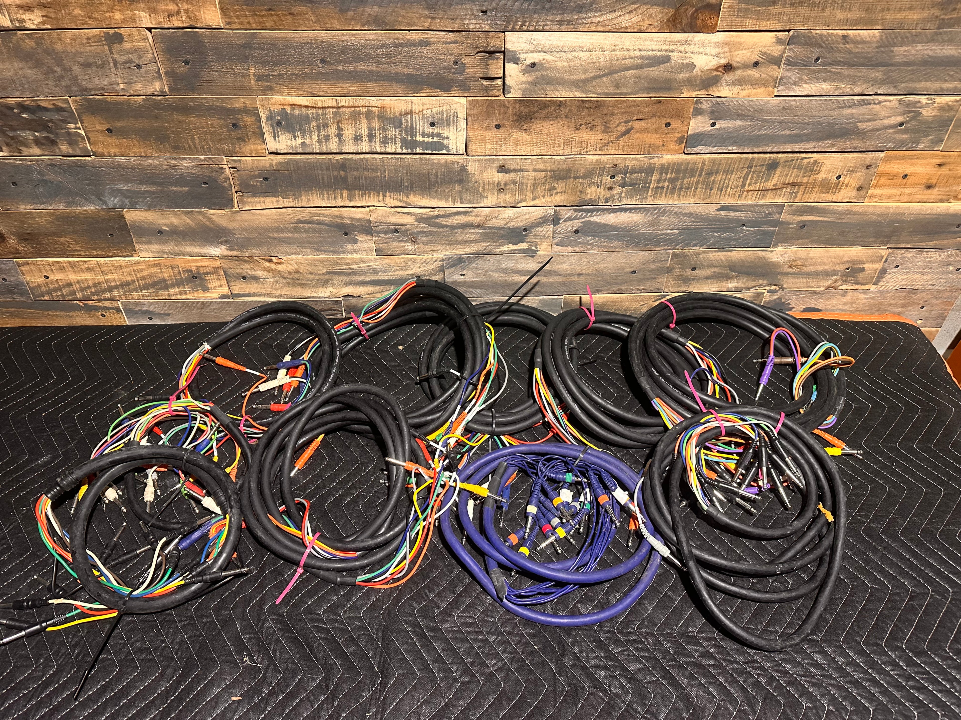 10ft Multi-Channel TRS Audio Loom Cable Bundle – Pro Audio – Tested