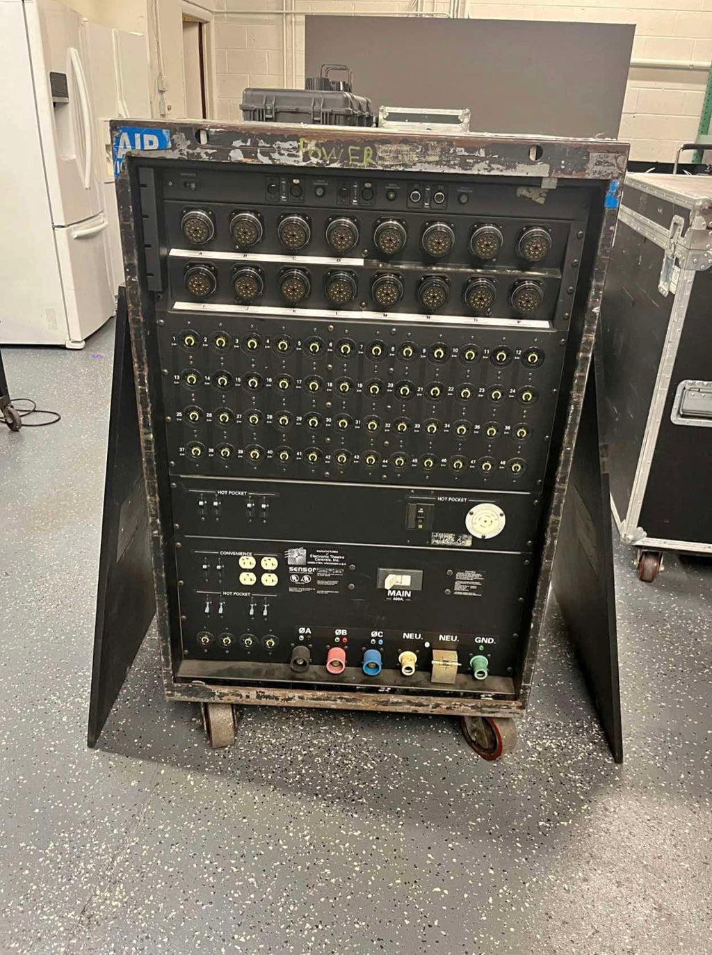 ETC Sensor Touring Rack 48X 2.4K Dimmer – 48 Channel Portable Lighting Power Distribution (Used)