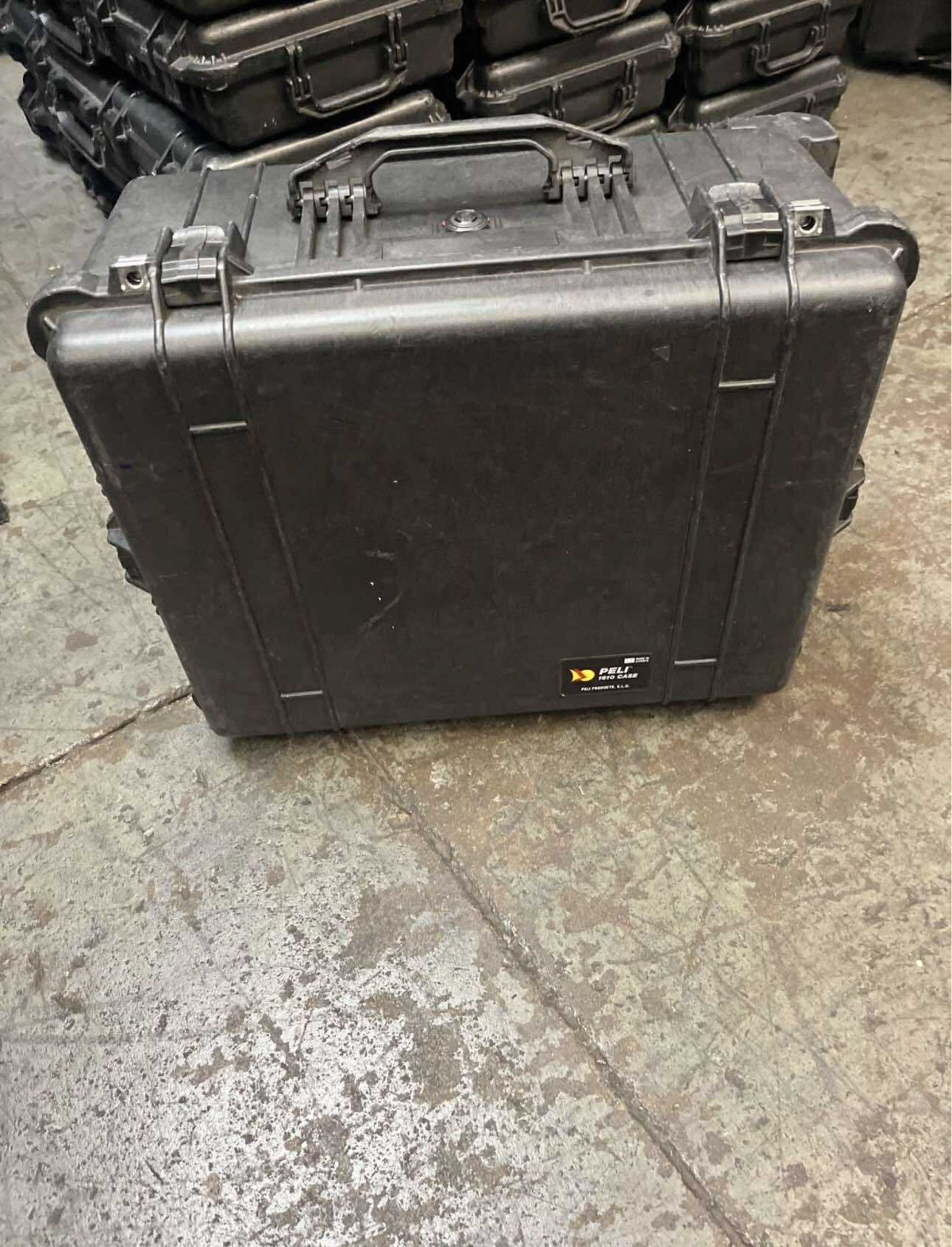 Pelican 1610 Case with Foam – Waterproof, Crushproof, Used Hard Protector for Cameras & Equipment