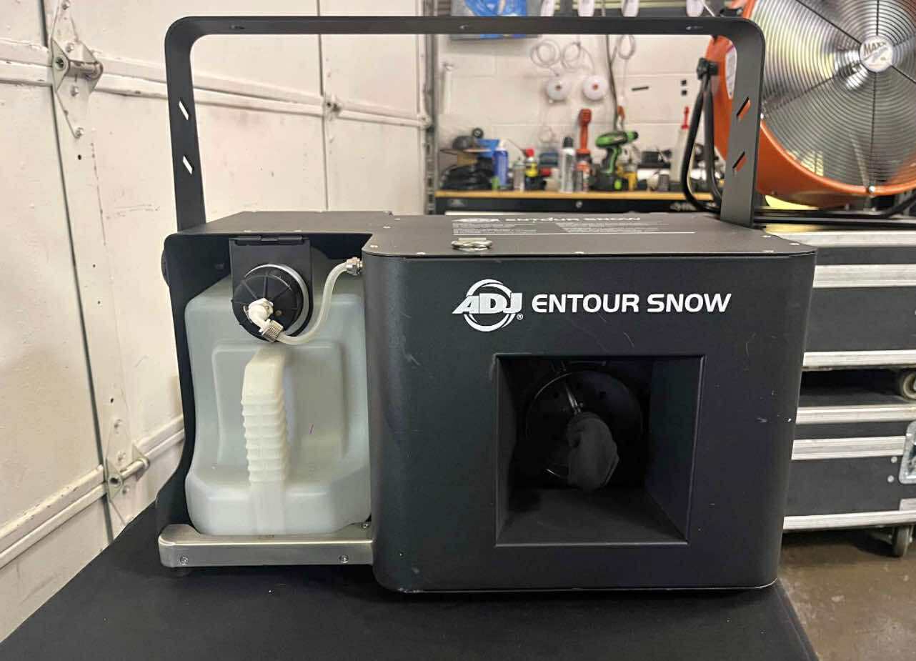 ADJ Entour Snow Machine - Professional Snowfall Effects, Anywhere