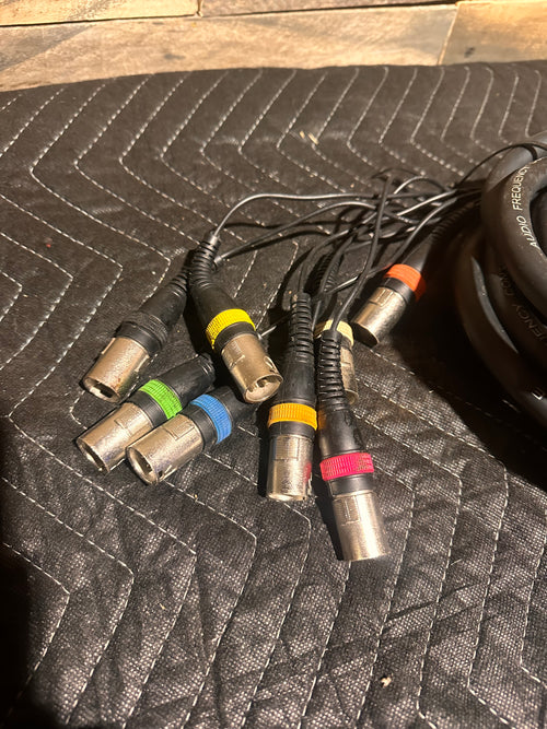 8-Channel TRS to XLR Fan-Out Cables (2×15ft) – Pro Audio – Tested