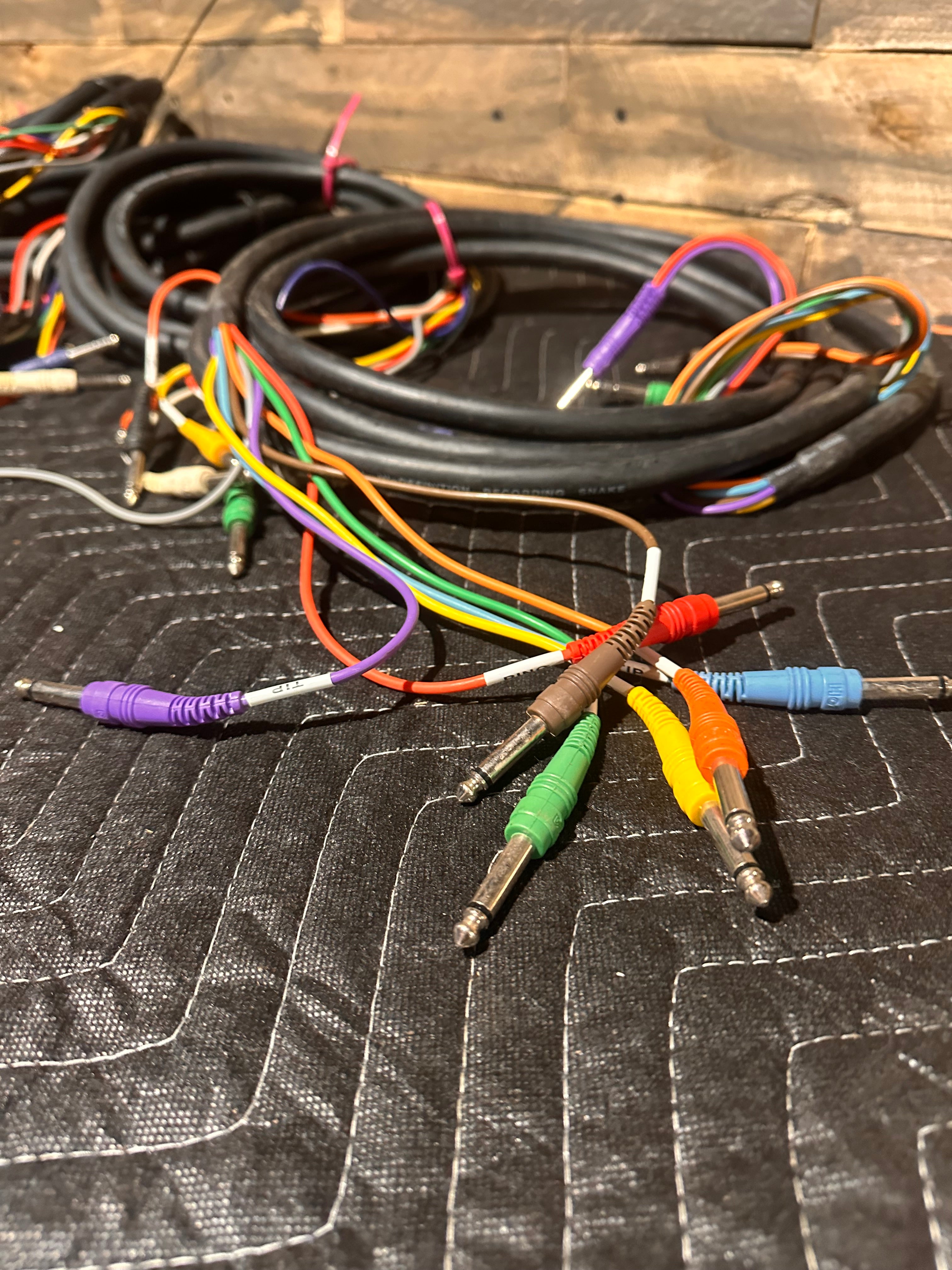 10ft Multi-Channel TRS Audio Loom Cable Bundle – Pro Audio – Tested
