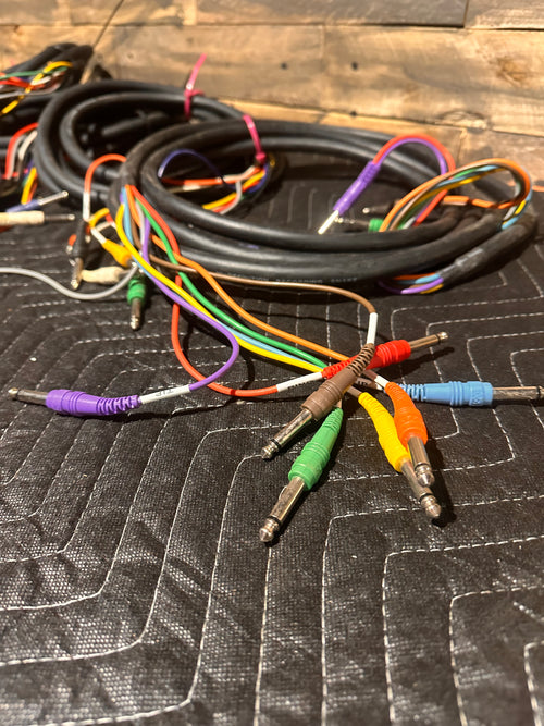 10ft Multi-Channel TRS Audio Loom Cable Bundle – Pro Audio – Tested